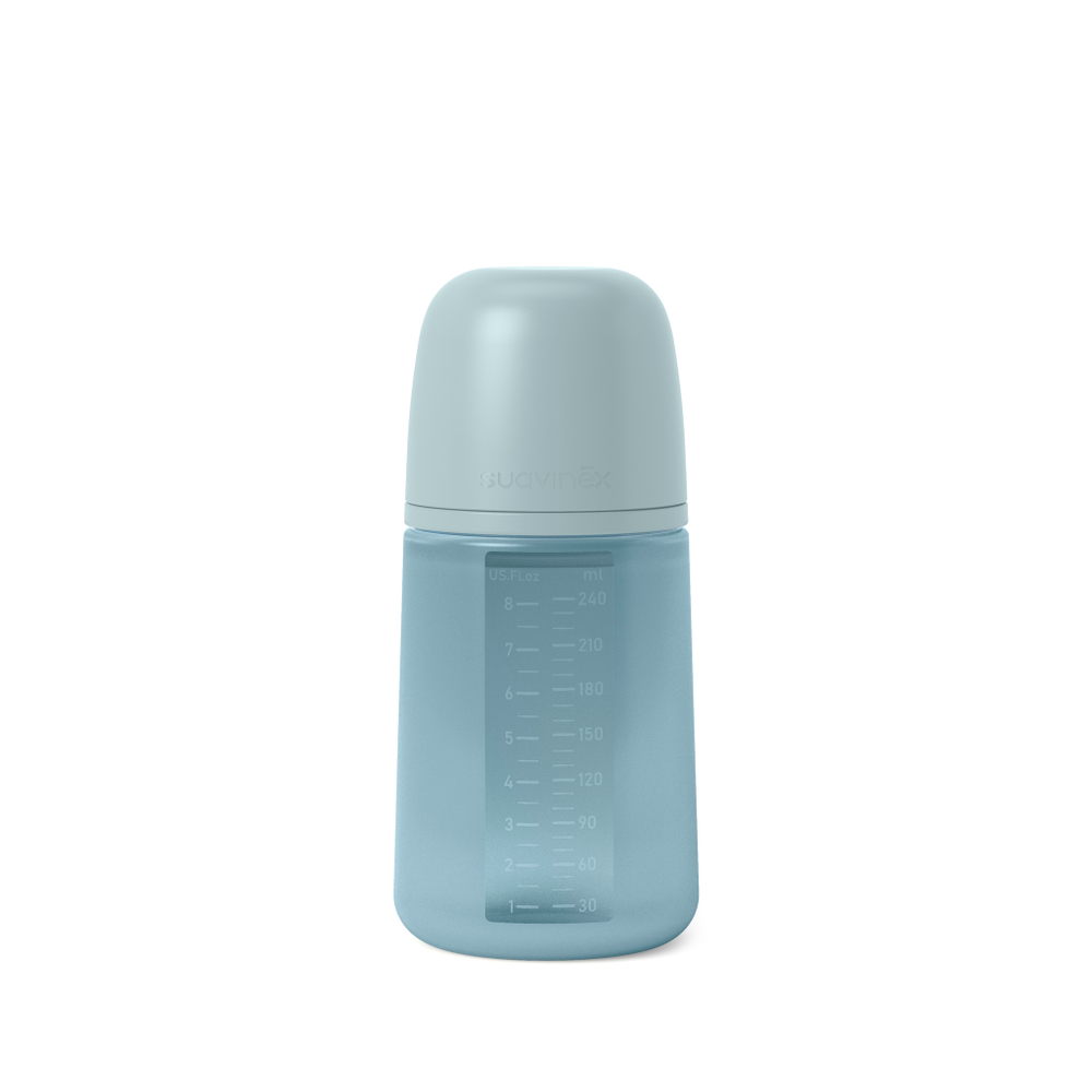 Силиконовая бутылочка SUAVINEX COLOUR ESSENCE 240 мл, соска М