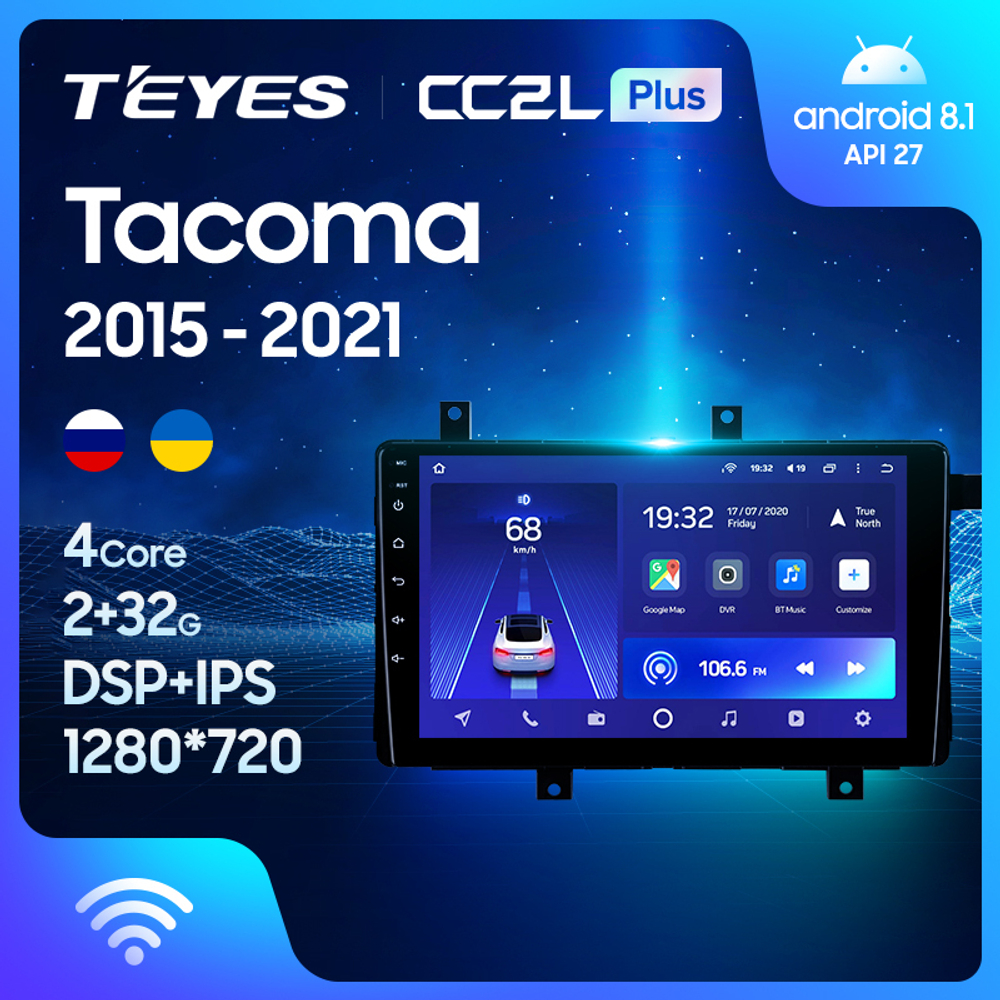 Teyes CC2L Plus 9" для Toyota Tacoma N300 2015-2021