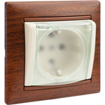 Рамка 1 пост тонированное дерево Valena Classic LEGRAND