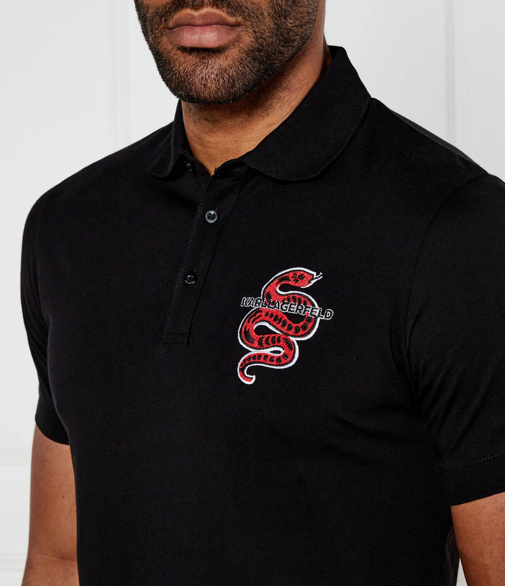 Поло Karl Lagerfeld - черный(745400 551225)