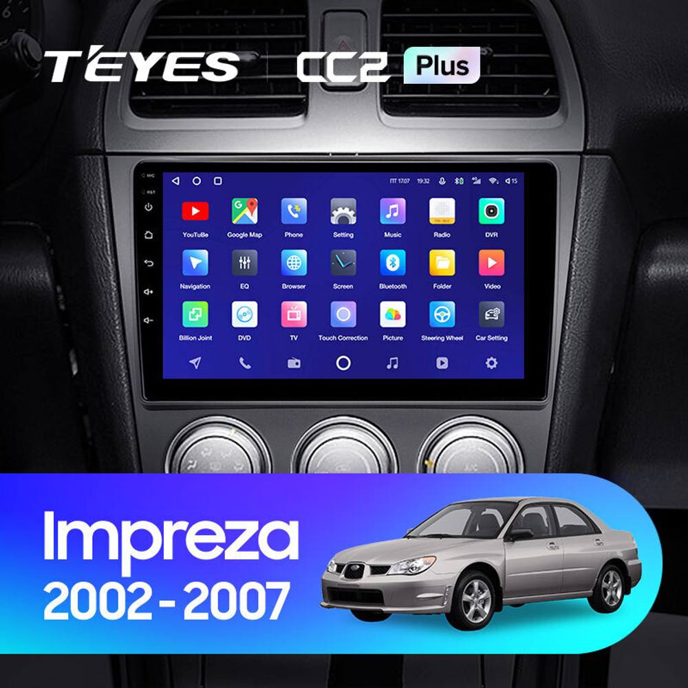 Teyes CC2 Plus 9" для Subaru Impreza 2002-2007