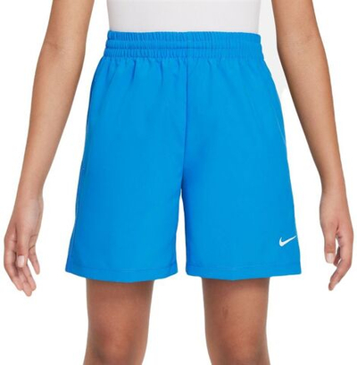 Шорты для мальчика теннисные Nike Boys Dri-Fit Multi+ Training Shorts - light photo blue/white