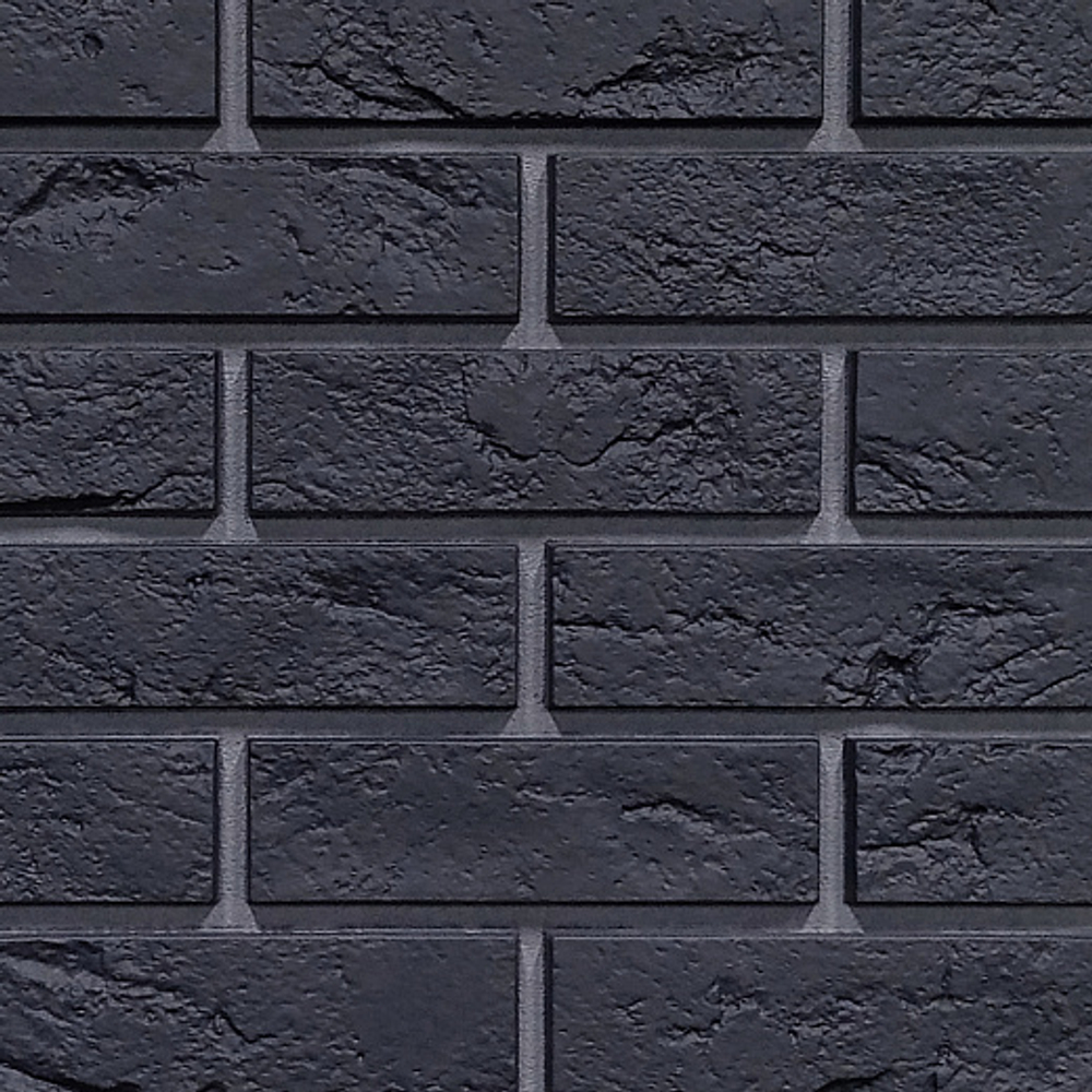 Фасадные панели Кирпич Баварский, графит Fineber (Файнбир)