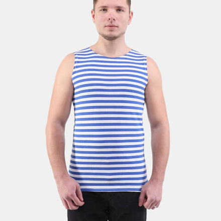 Майка-тельняшка ГОСТ (голубой)