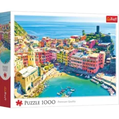 Pazl \ Puzzle \ Пазлы Puzzles - "1000" - Picturesque Town of Vernazza, Liguria, Italy