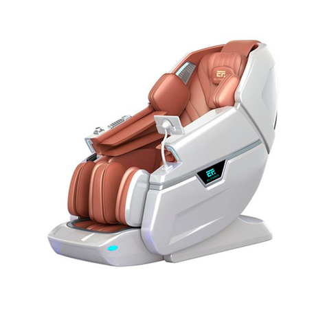Массажное кресло Elfardi L66 белый и оранжевый