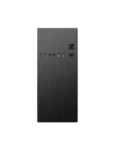 MidiTower Powerman DA812BK Black PM-500ATX-F 2*USB 2.0+2*USB 3.0 Audio ATX