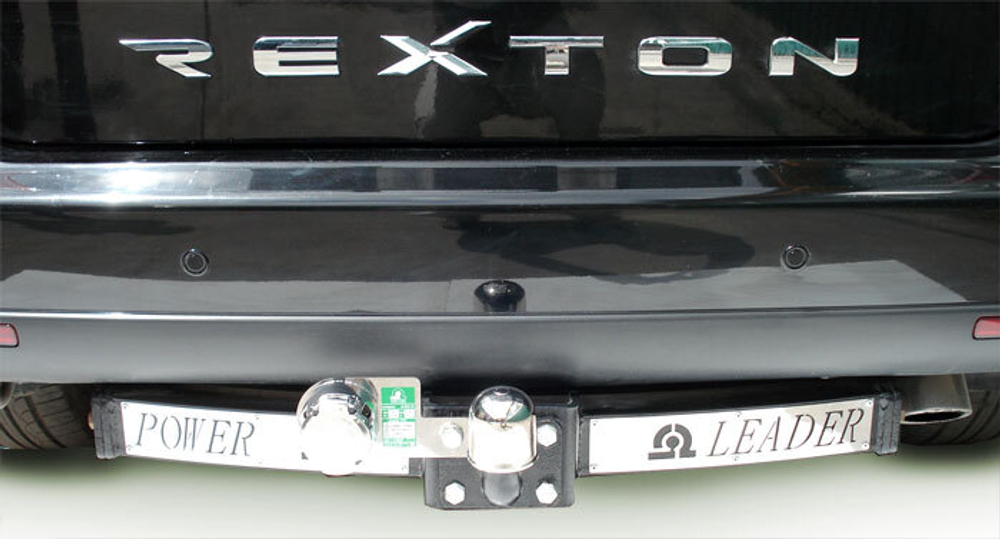 Фаркоп(прицепное) Лидер-Плюс для SSANG YONG REXTON 1 2003-2007 REXTON 2 2007-... KYRON 2 (DJ) 2007-2015 (C НЕРЖ. ПЛАСТИНОЙ)(паспорт и сертификат в комплекте)(без электрики)S205-F(N)