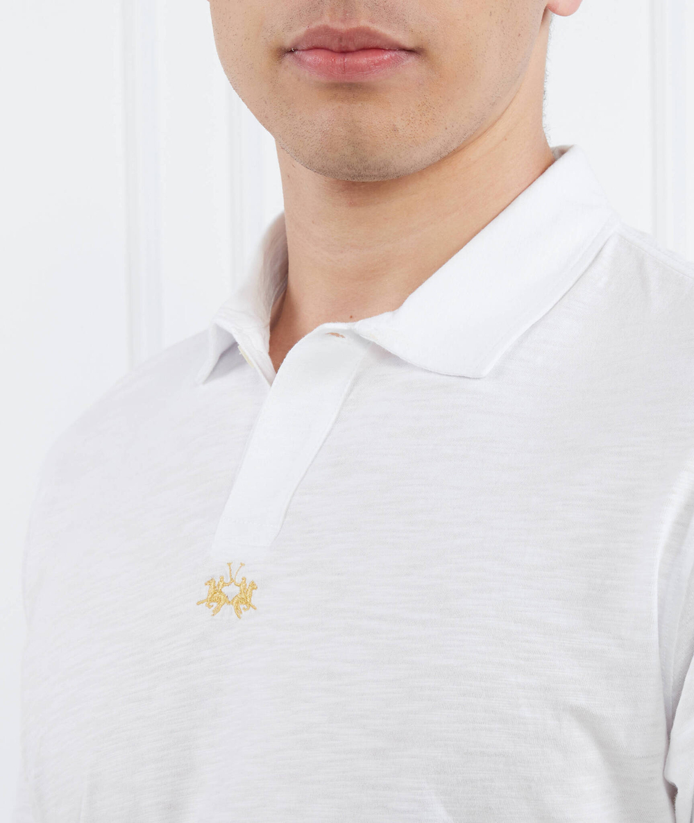 Поло La Martina - белый(CCMP05 JS259)