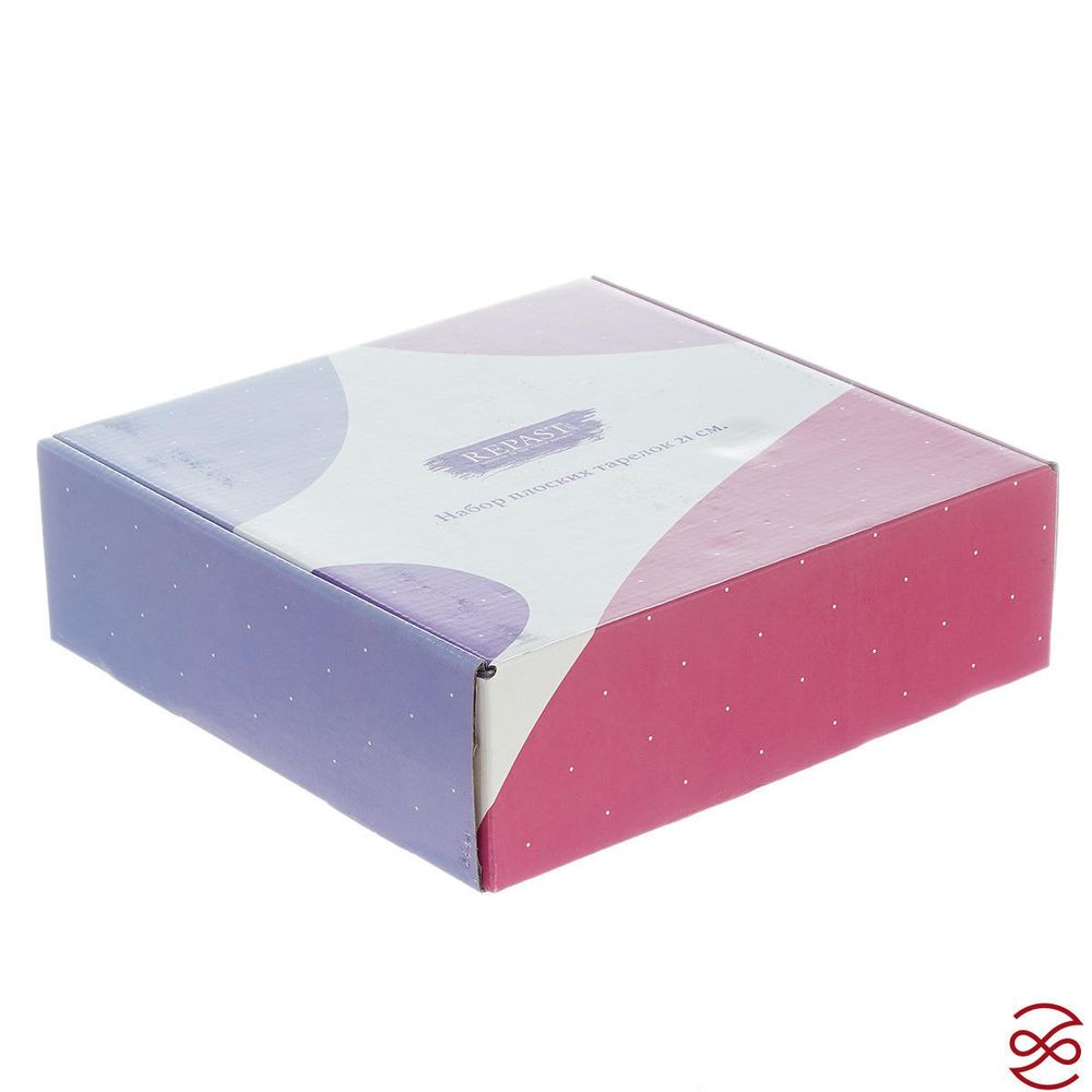 Набор плоских тарелок 21 см Repast Классика( 6 шт)