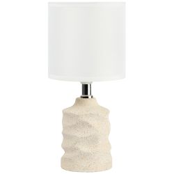 Настольная лампа Rivoli Marian 7549-502 1 х Е14 40 Вт керамика бежевая с абажуром | Rivoli