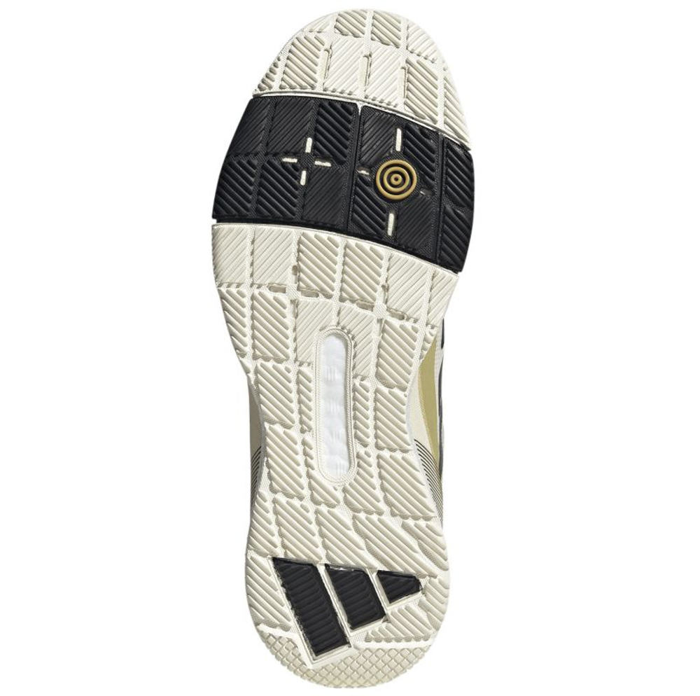 Мужские кроссовки для Падел Adidas Crazyquick Boost Padel - white/core black/gold metallic