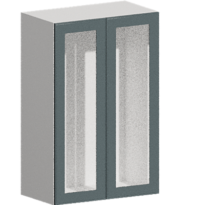 Кухня Модуль ШВС 609 Графит / Бирюзовая мята