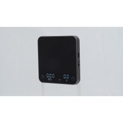 Весы кофейные портативные черные 0,1-2000гр 9,2*8,7 см h1,5 см USB зарядка P.L. Barbossa