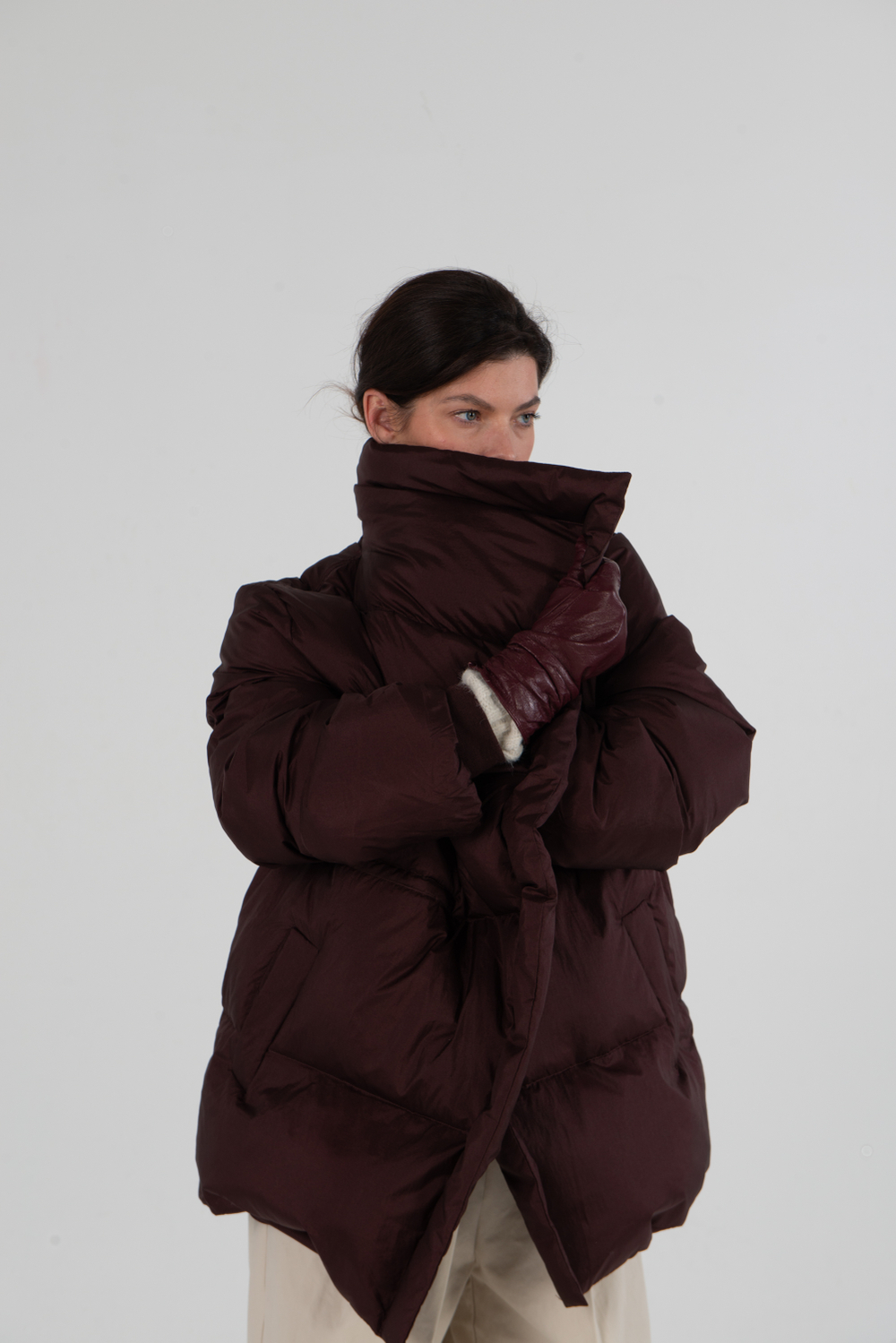 Пуховик на резинке REY