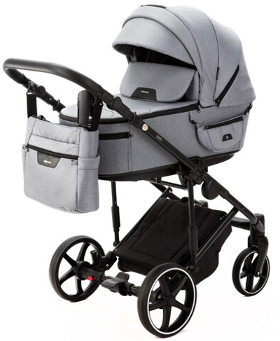Детская коляска Adamex Zico New 3 в 1 ZN-TK60 TIP (СЕРЫЙ)