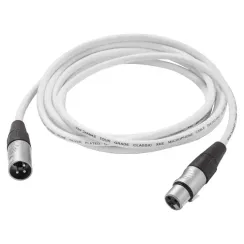 HeadMade Pro XLR-F - XLR-M White 3m