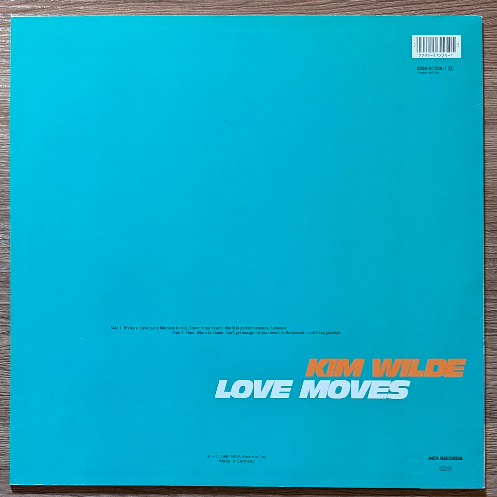 Kim Wilde - Love Moves (Германия 1990г.)