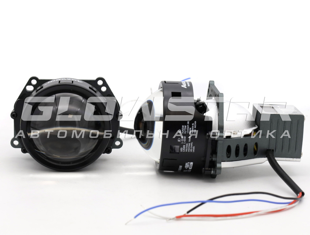 Билед модули Aozoom Black Warrior New 3.0 дюйма, 2 чипа, 5500K, 12V, 55W/65W, крепление 3R (комплект, 2шт)