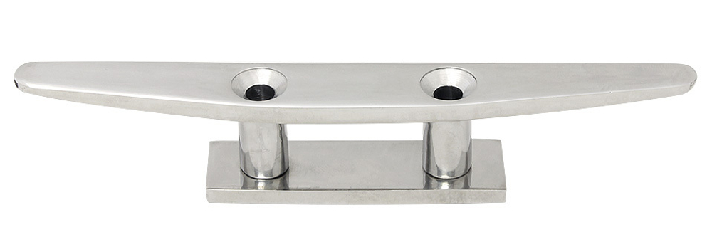 Утка швартовная серповидная, сквозной крепеж, 200 мм (10236588)