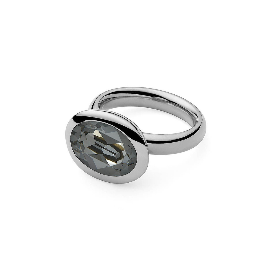 Кольцо Qudo Tivola Silver Night 18.5 мм 650594 BW/S