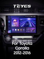 Teyes CC3 2K 10,2"для Toyota Corolla 2012-2016
