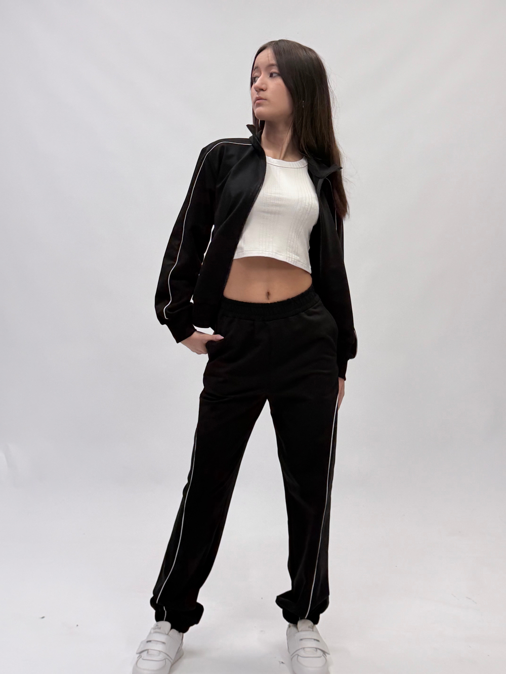 Брюки трикотажные для девочки 8-12 лет Милашка Сьюзи