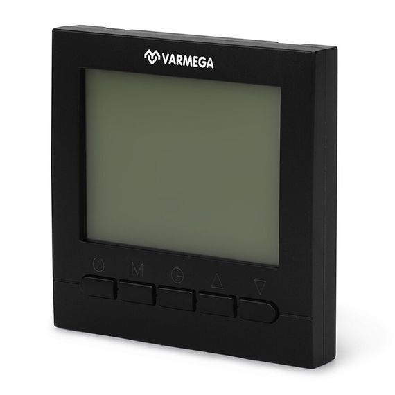 Термостат комнатный VARMEGA, VM19222, проводной, черный — (1)
