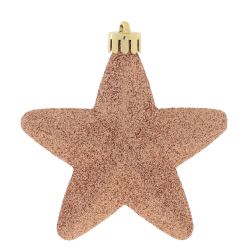 GAEM Набор из 6шт Украшение новогоднее "Звезда", L12,5 W2,5 H18,5 см