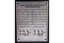 Электродвигатель YL90L-2, 2,2 кВт, 220В медная обмотка