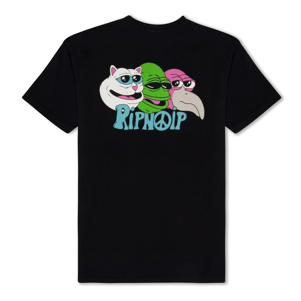 Футболка Ripndip Trio Tee Black