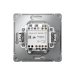 ARTGALLERY 1-клавишный ПЕРЕКЛЮЧАТЕЛЬ, 10АХ, механизм, быстрозажим. клем., АЛЮМИНИЙ