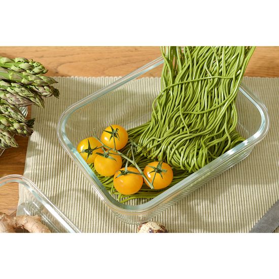 Контейнер для запекания и хранения eco store с крышкой из бамбука, 1520 мл