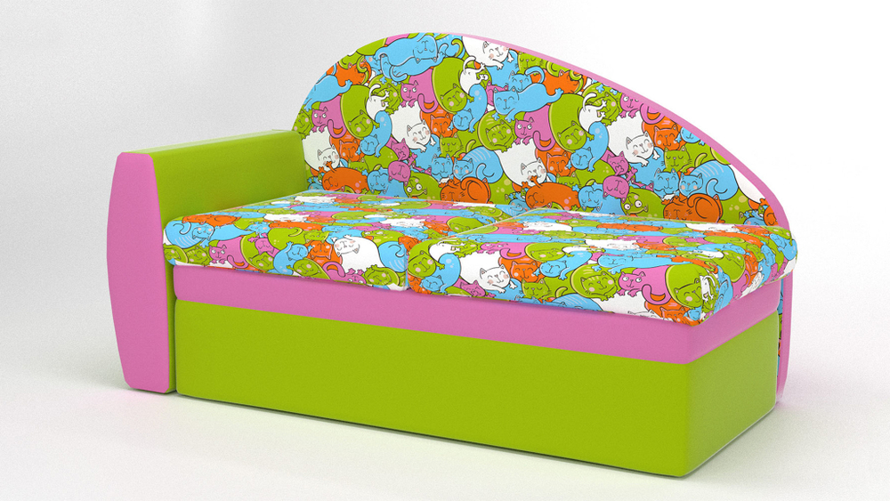 Микровелюр Xpoint (Икспоинт) 0037.02 Кошки в лукошке