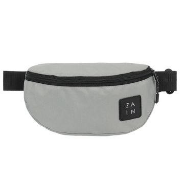 Поясная сумка ZAIN 327. Светло-серый