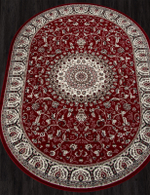 Ковер D409 - RED - Овал - коллекция GAVANA размер 100*200 см