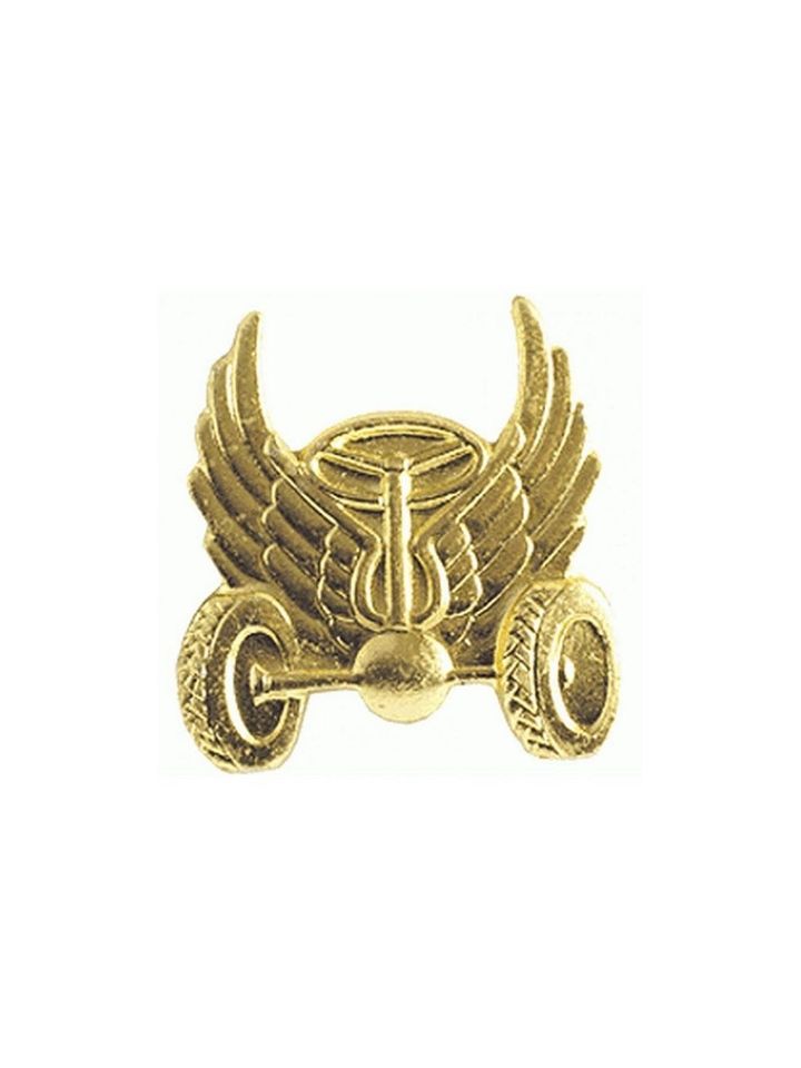 Эмблема петличная Автомобильные войска металл золото