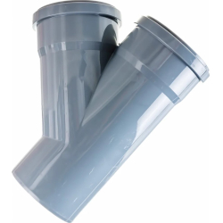 Тройник Политэк Пайп 110х110/45гр. НК (25)