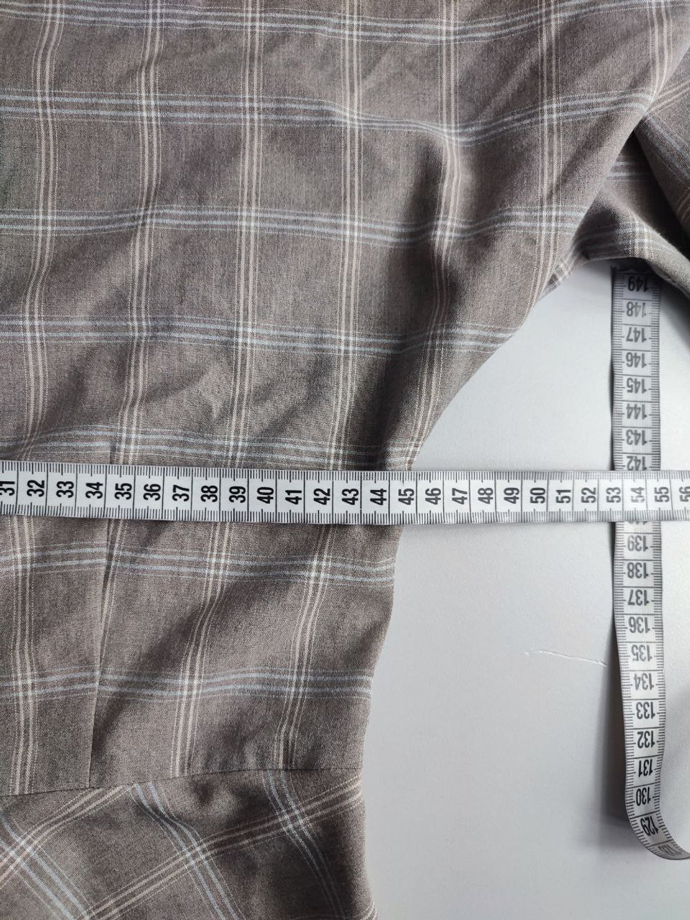 Платье Elis из вискозы в клетку 46 размер