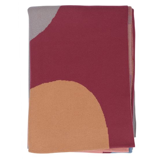 Плед из хлопка с авторским принтом из коллекции freak fruit, 130х180 см