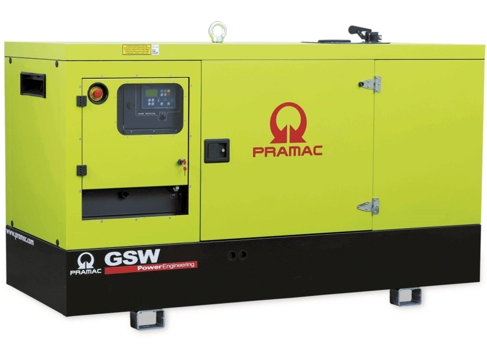 Дизельный генератор Pramac GSW 150 P в кожухе