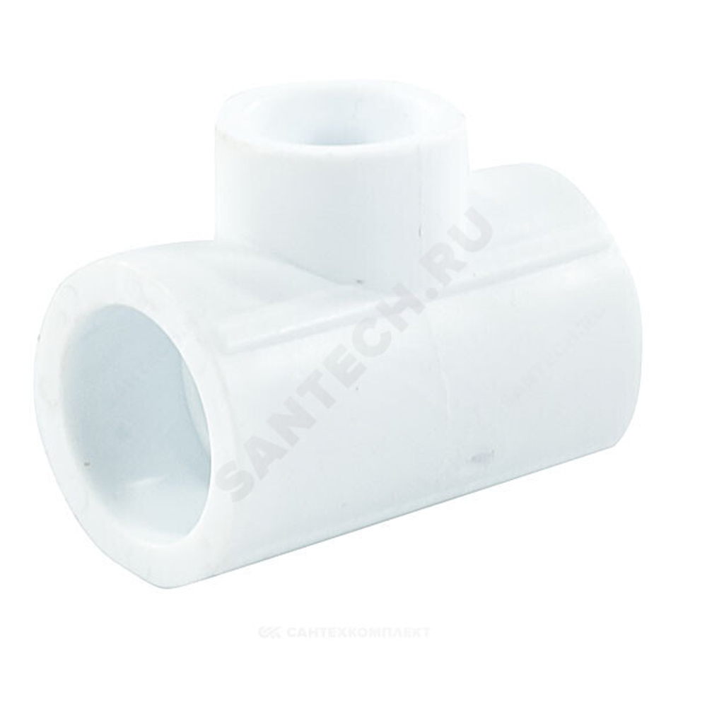 Тройник PP-R переходной белый Дн 25х20х25 PRO VALFEX 10252025-PRO