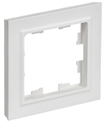 BRITE Рамка 1-местная РУ-1-БрАБ арктический белый IEK