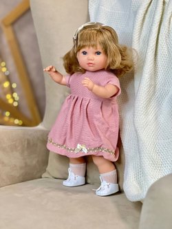 Кукла Berbesa мягконабивная 42см SANDRA в пакете (4417K)