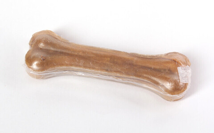 GREEN QZIN Плоскость Лакомство для собак, кость из жил