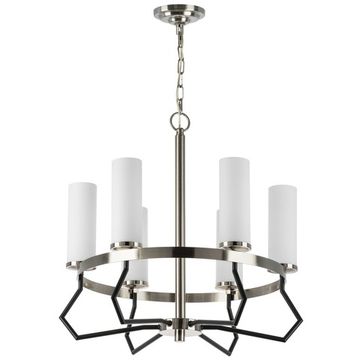 Люстра подвесная 723065 никель Flume Lightstar