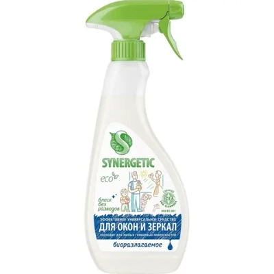 Средство для мытья стёкол и зеркал Synergetic 0.5 л 4,9 55 отзывов Получить оферту