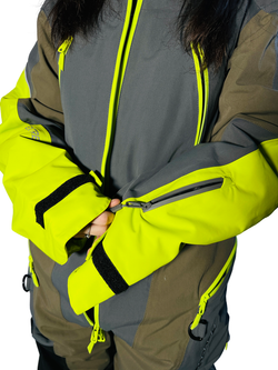 Комбинезон EXTREME 2.0 Man Grey - Brown - Lime Утепленный (100) (KL)