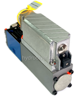 4WRPEH6C1B40L-2X/G24K0/A1M - Сервораспределитель Ду6 с обратной связью по положению золотника и встроенным усилителем (OBE), номинальный расход 40 л/мин, характеристика L - линейная, схема C1, сигнал управления A1 = ±10 V