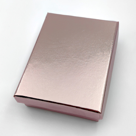 Коробочка для украшений металлик с фактурой